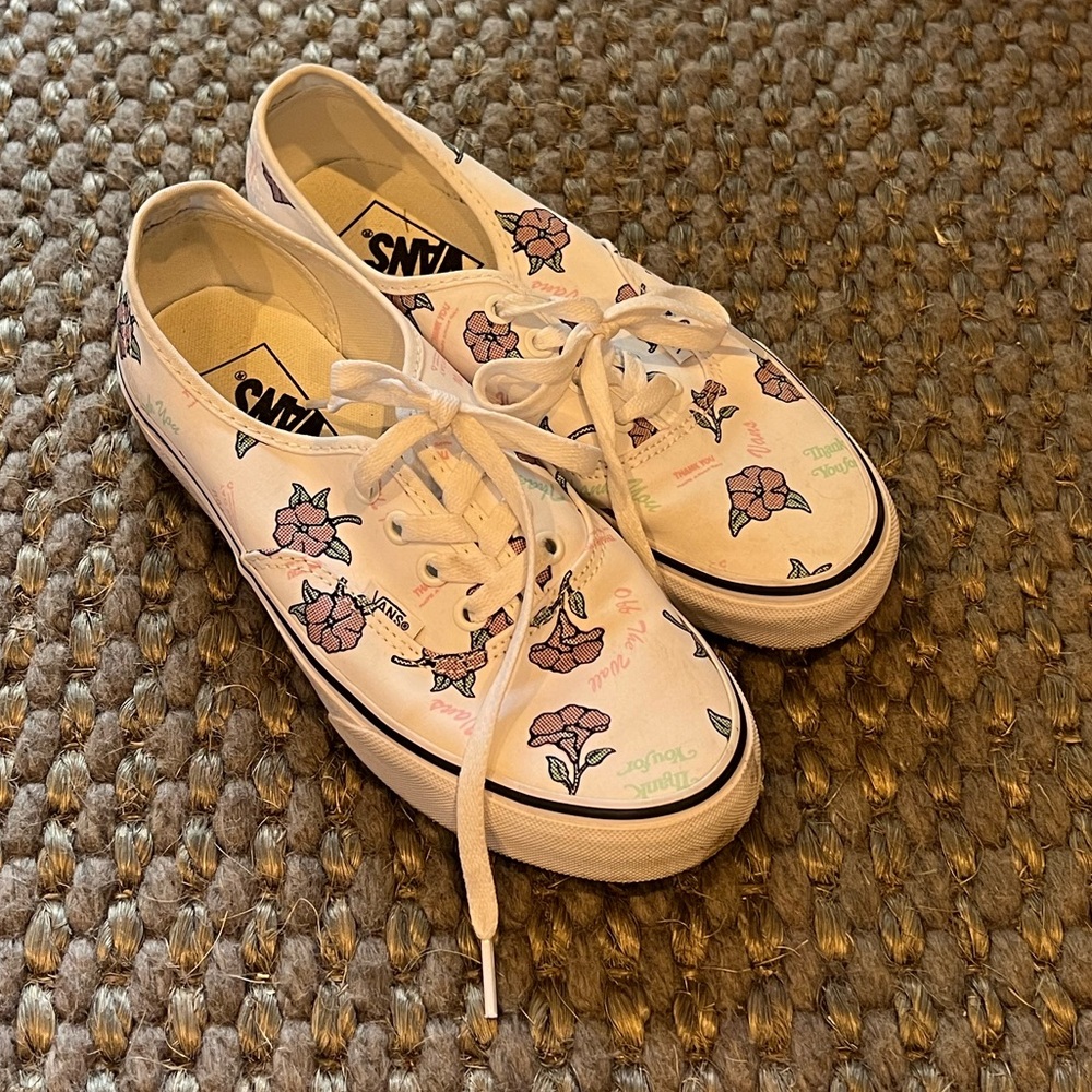 Adorable Vans - practically brand new